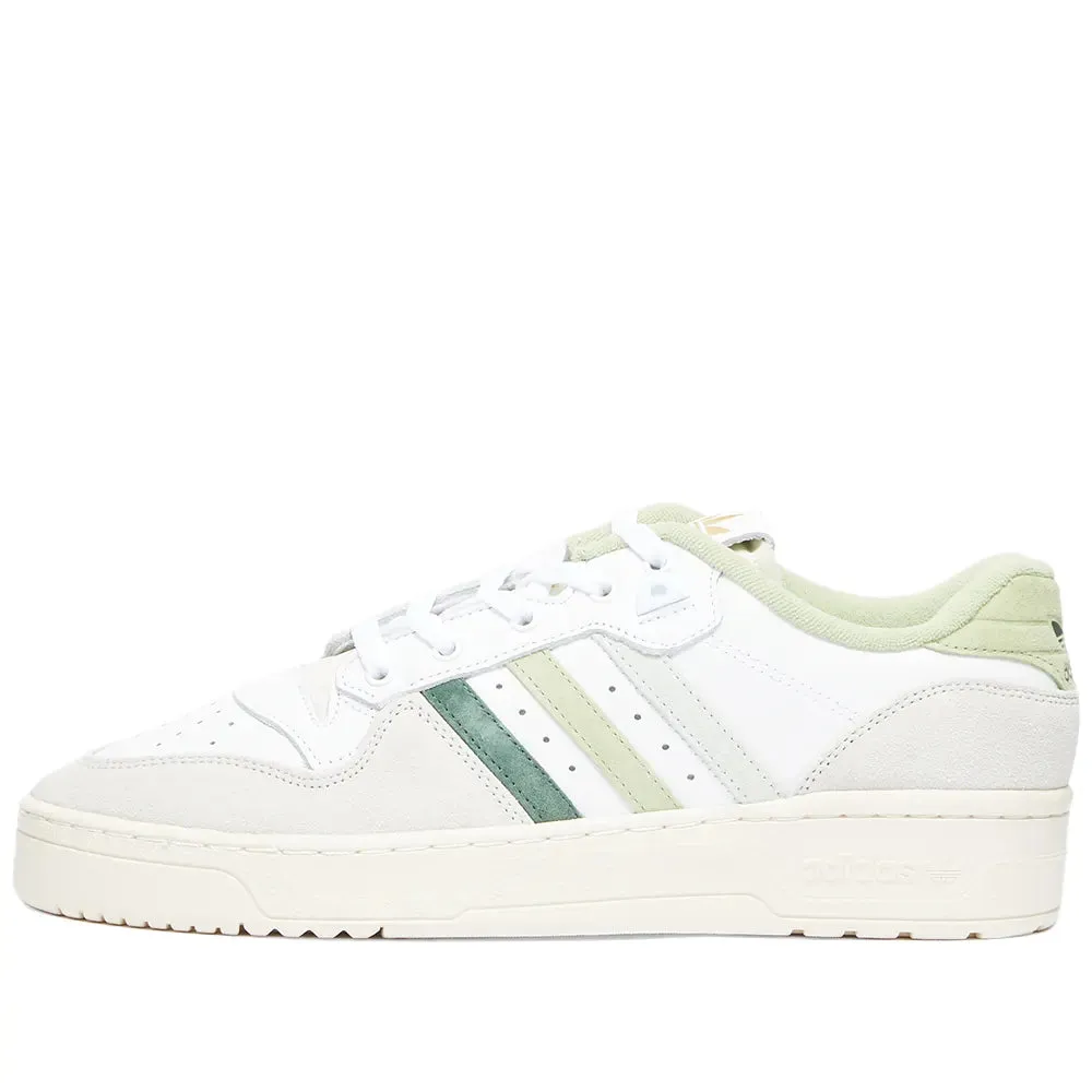 ADIDAS RIVALRY LOW - WHITE / LIME